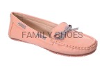 MOKASYNY DAMSKIE RÓŻOWE-SZARE