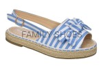 SANDAŁY ESPADRYLE DAMSKIE W PASKI