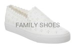 TRAMPKI BIAŁE SLIP ON