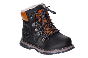 ZIMOWE TRAPERY CHŁOPIĘCE  CZARNE