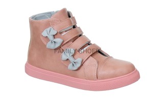 WYSOKIE PÓŁBUTY DZIEWCZĘCE KOKARDKI