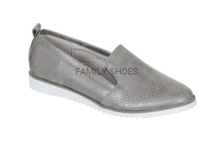 PÓŁBUTY DAMSKIE SZARE