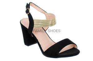 SANDAŁKI DAMSKIE ZŁOTY PASEK