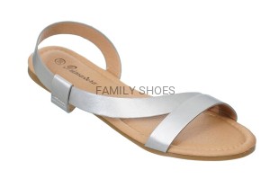 SANDAŁKI PASECZKI SREBRNE