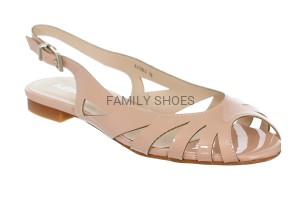 SANDAŁY BALERINY DAMSKIE BEŻOWE