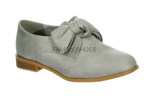 ZAMSZOWE PÓŁBUTY DAMSKIE KOKARDKA