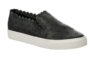 TRAMPKI CZARNE SLIP ON 