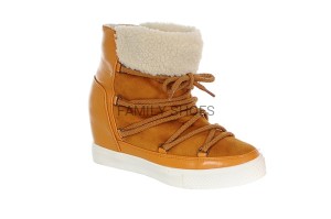 BOTKI SNEAKERSY DAMSKIE SZNUROWANE