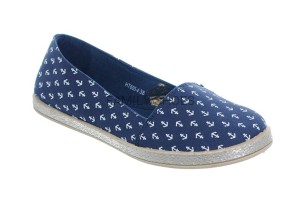 ESPADRYLE GRANATOWE DAMSKIE