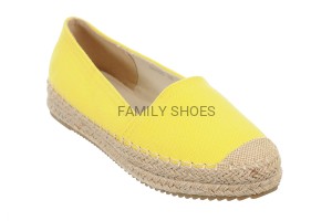Espadryle żółte