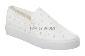 TRAMPKI BIAŁE SLIP ON