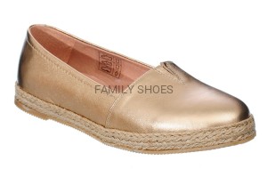 ESPADRYLE DAMSKIE SKÓRA LICOWA